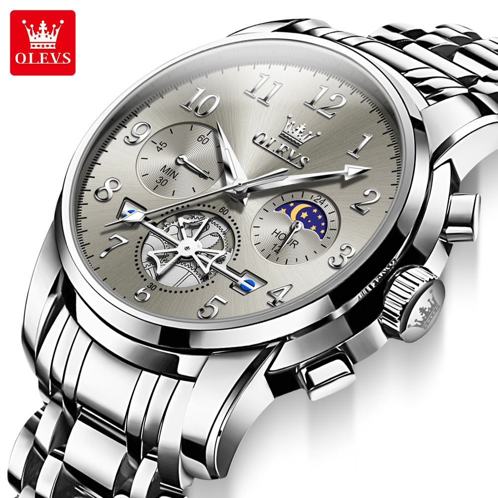 Luxury Watch Magazine - OLEVS 2900 Mens Watch Chronograph Quartz
