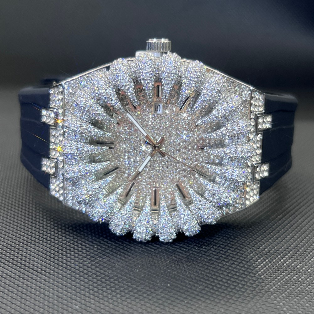 MISSFOX New Design Iced Diamon - Luxury Watch Iceberg review and price