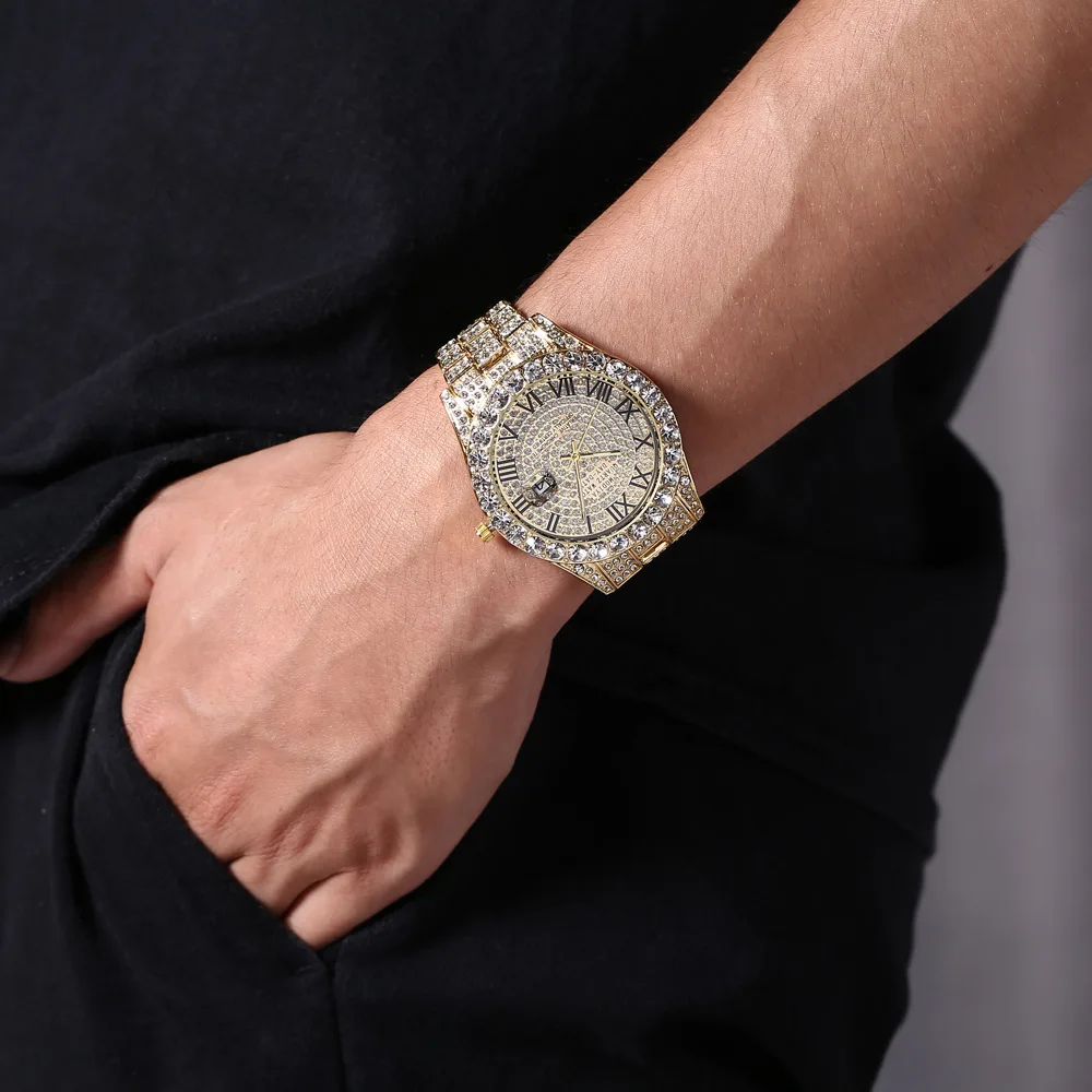 New Hip Hop Iced Out Men Watch - Luxury Watch Iceberg review and price