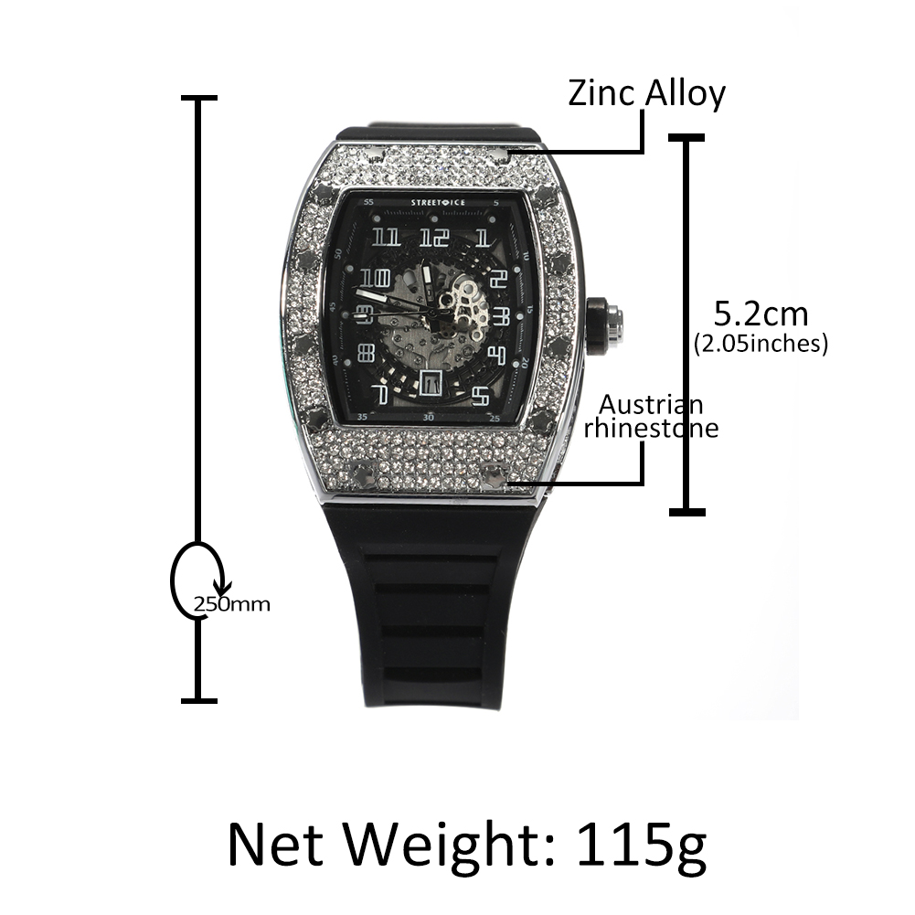 Hip Hop Full Iced Out Square M - Luxury Watch Iceberg review and price
